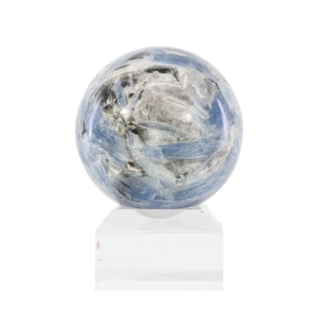 Kyanite 2 Inch 239 Gram Polished Crystal Sphere - Brazil - KKL-040A - Crystalarium