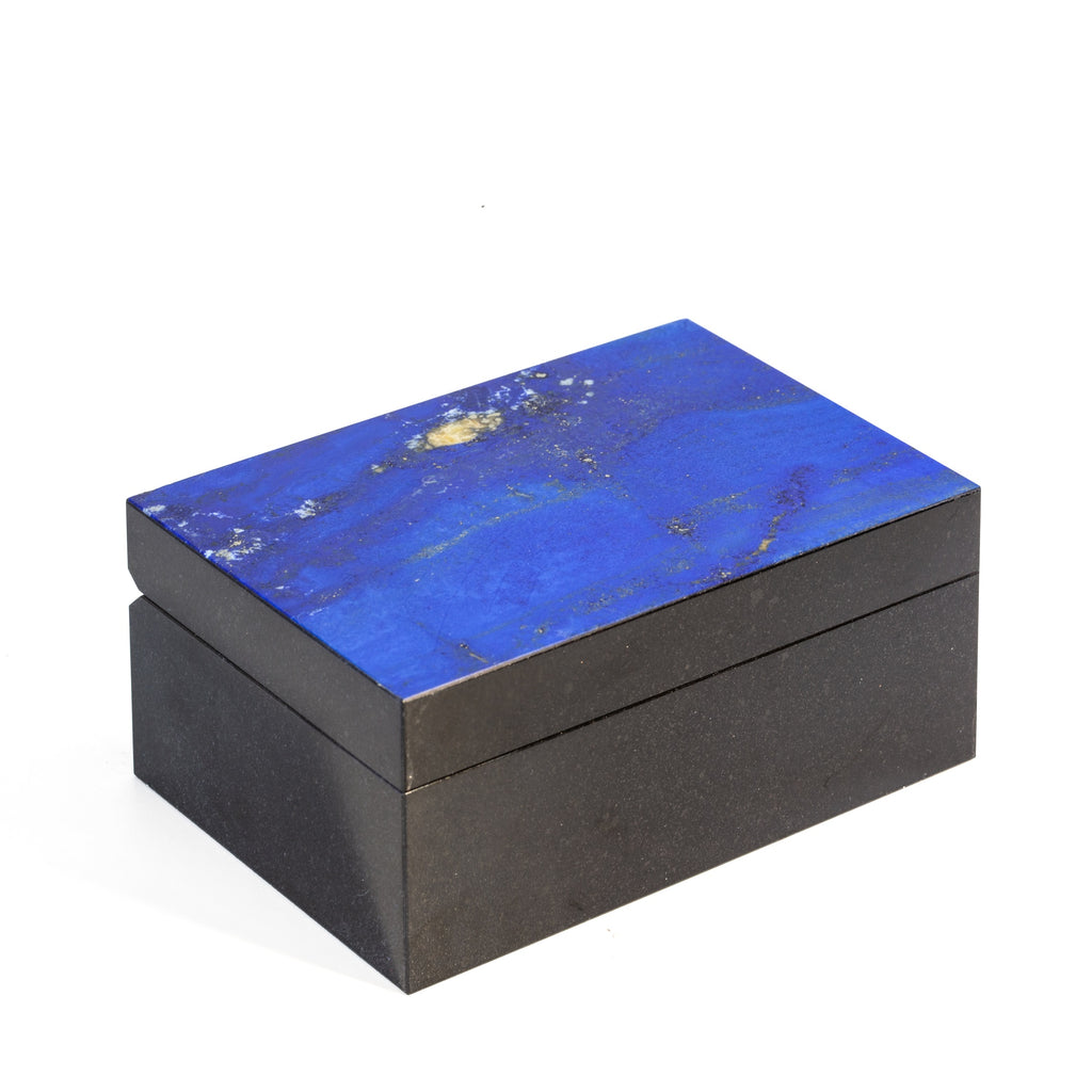 Lapis Lazuli 3.5 inch Gemstone Box - JJR-027 - Crystalarium