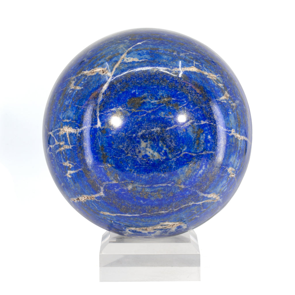 Lapis Lazuli 9lb 5.4 inch Polished Crystal Sphere - Afghanistan - JJL-060 - Crystalarium