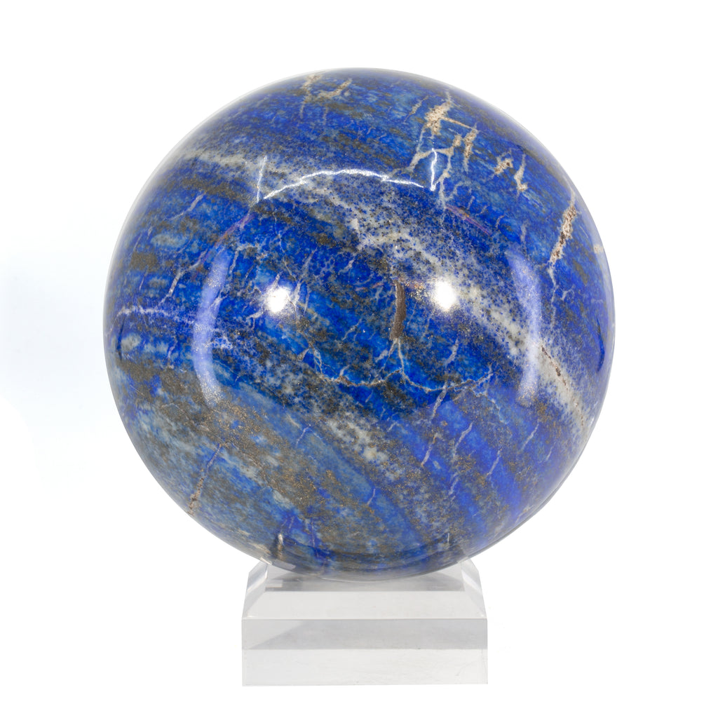 Lapis Lazuli 9lb 5.4 inch Polished Crystal Sphere - Afghanistan - JJL-060 - Crystalarium