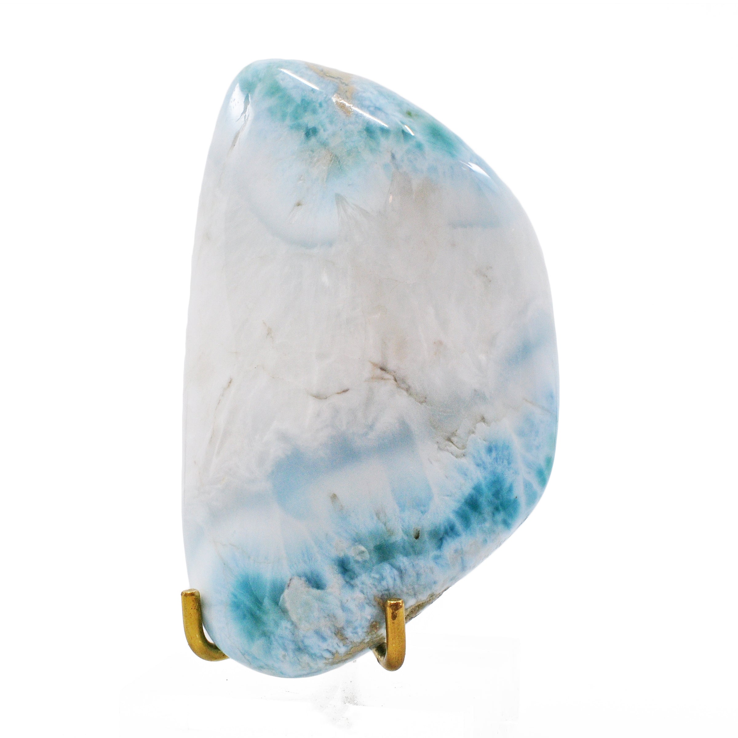 Larimar 3.2 inch 116.7 gram Polished Free Form Crystal - Dominican Republic - CCH-090 - Crystalarium