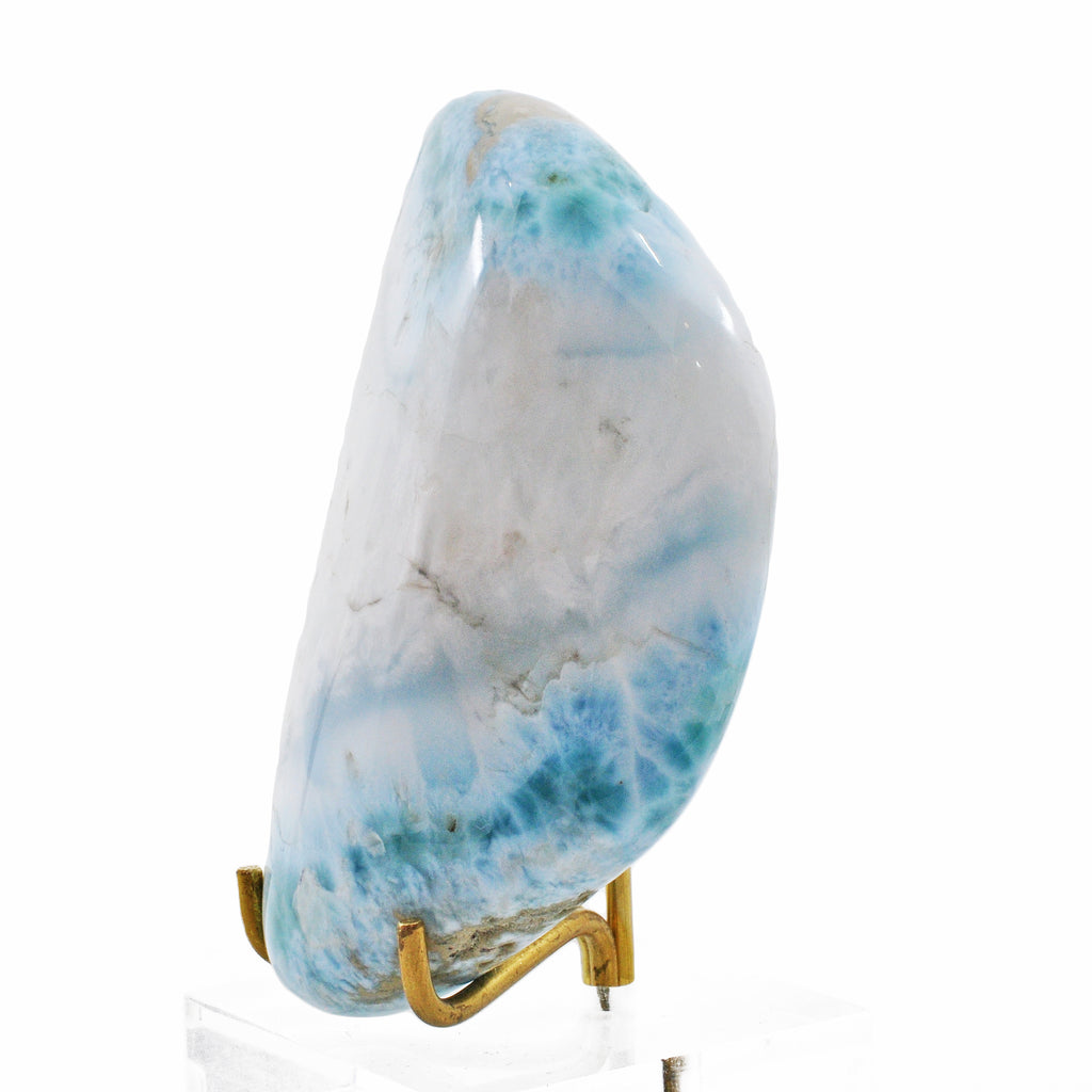 Larimar 3.2 inch 116.7 gram Polished Free Form Crystal - Dominican Republic - CCH-090 - Crystalarium
