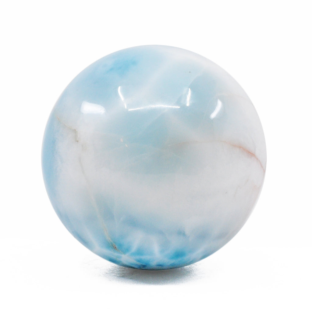 Larimar 1.7 inch 122 grams Polished Crystal Sphere - Dominican Republic - FFL-050 - Crystalarium