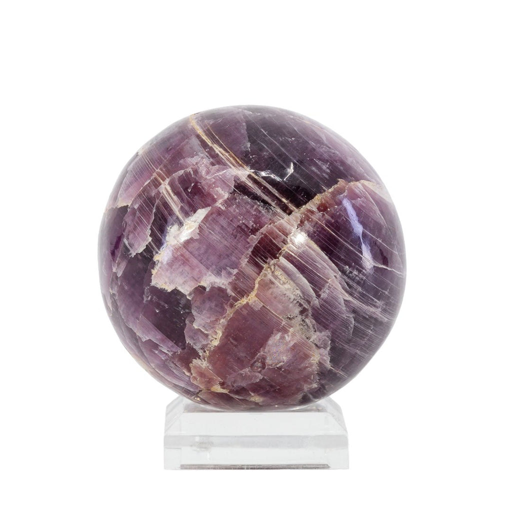 Lepidolite 1.4 Inch 75.7 Gram Polished Crystal Sphere - India - KKL-043 - Crystalarium
