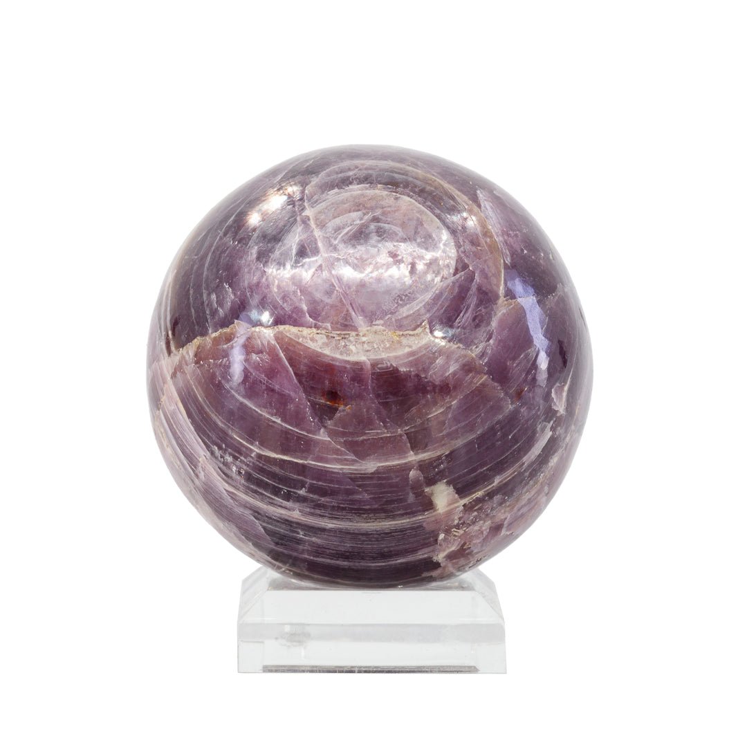 Lepidolite 1.4 Inch 75.7 Gram Polished Crystal Sphere - India - KKL-043 - Crystalarium