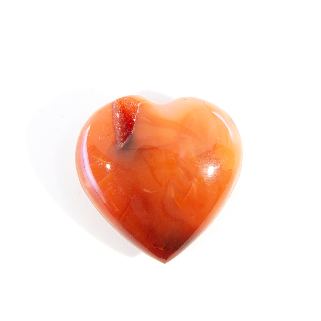 Carnelian Small Heart - HHT-008 - Crystalarium
