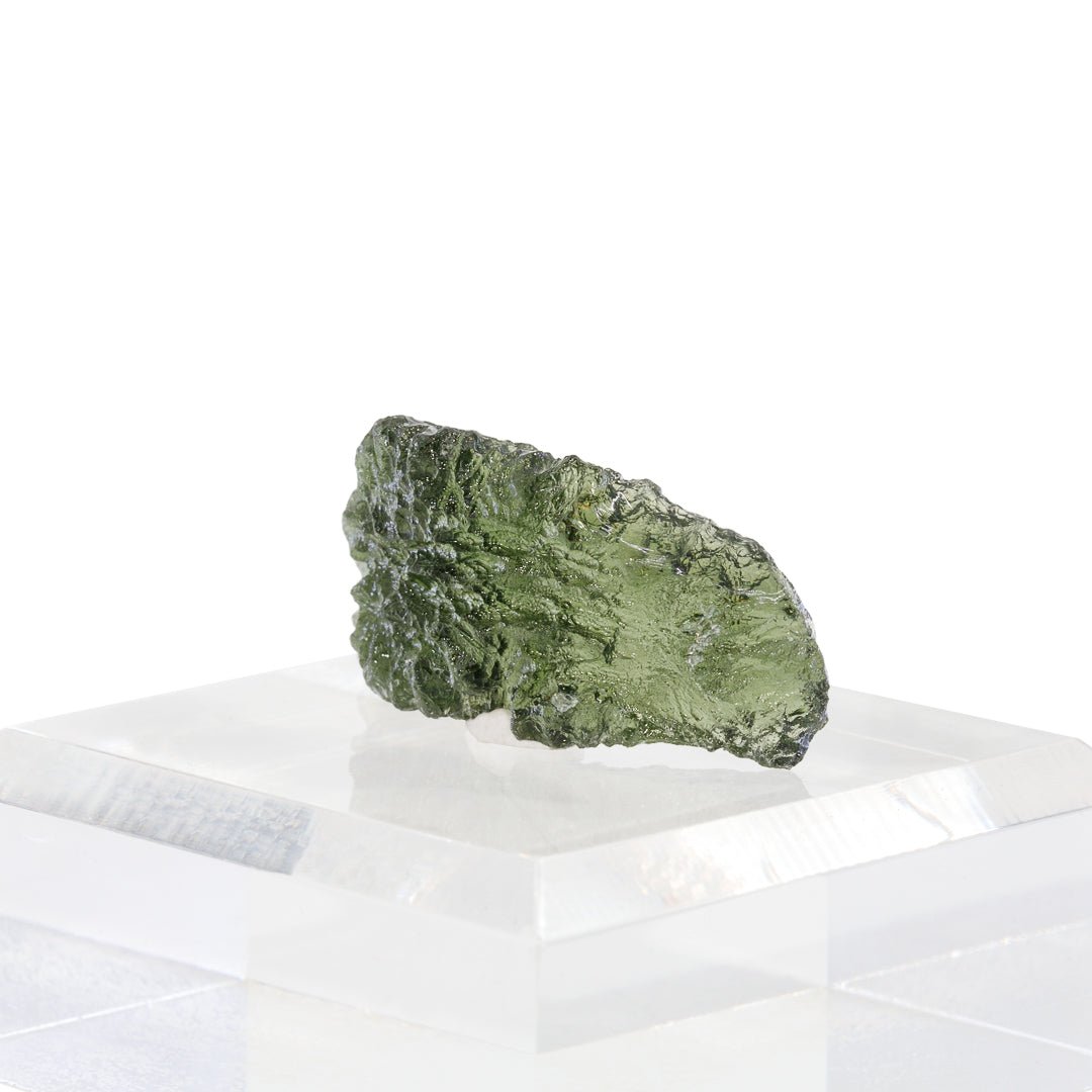 Moldavite 5.86 Gram 16.96mm Natural Crystal Tektite Specimen - Czech Republic - KKX-188 - Crystalarium