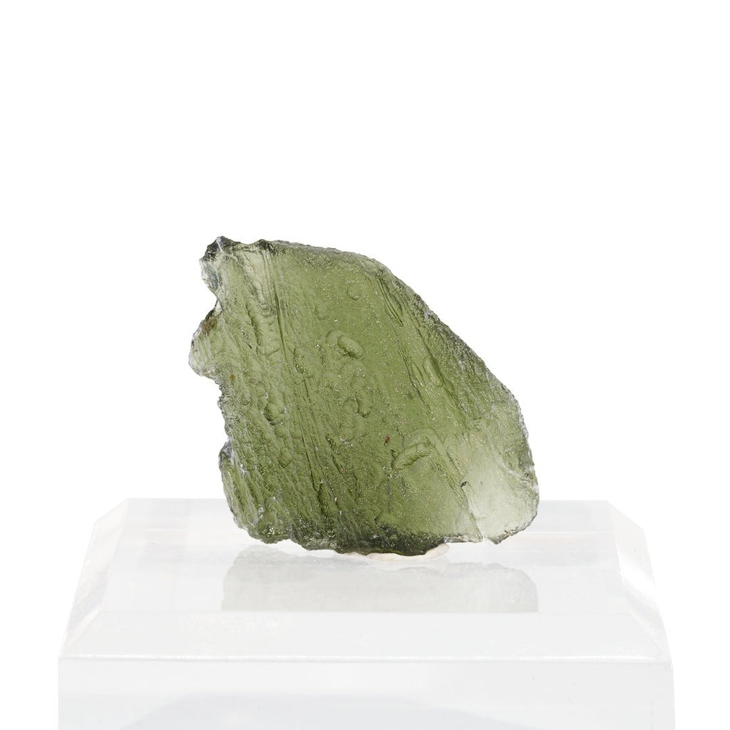 Moldavite 6.38 Gram 27.4mm Natural Crystal Tektite Specimen - Czech Republic - KKX-192 - Crystalarium