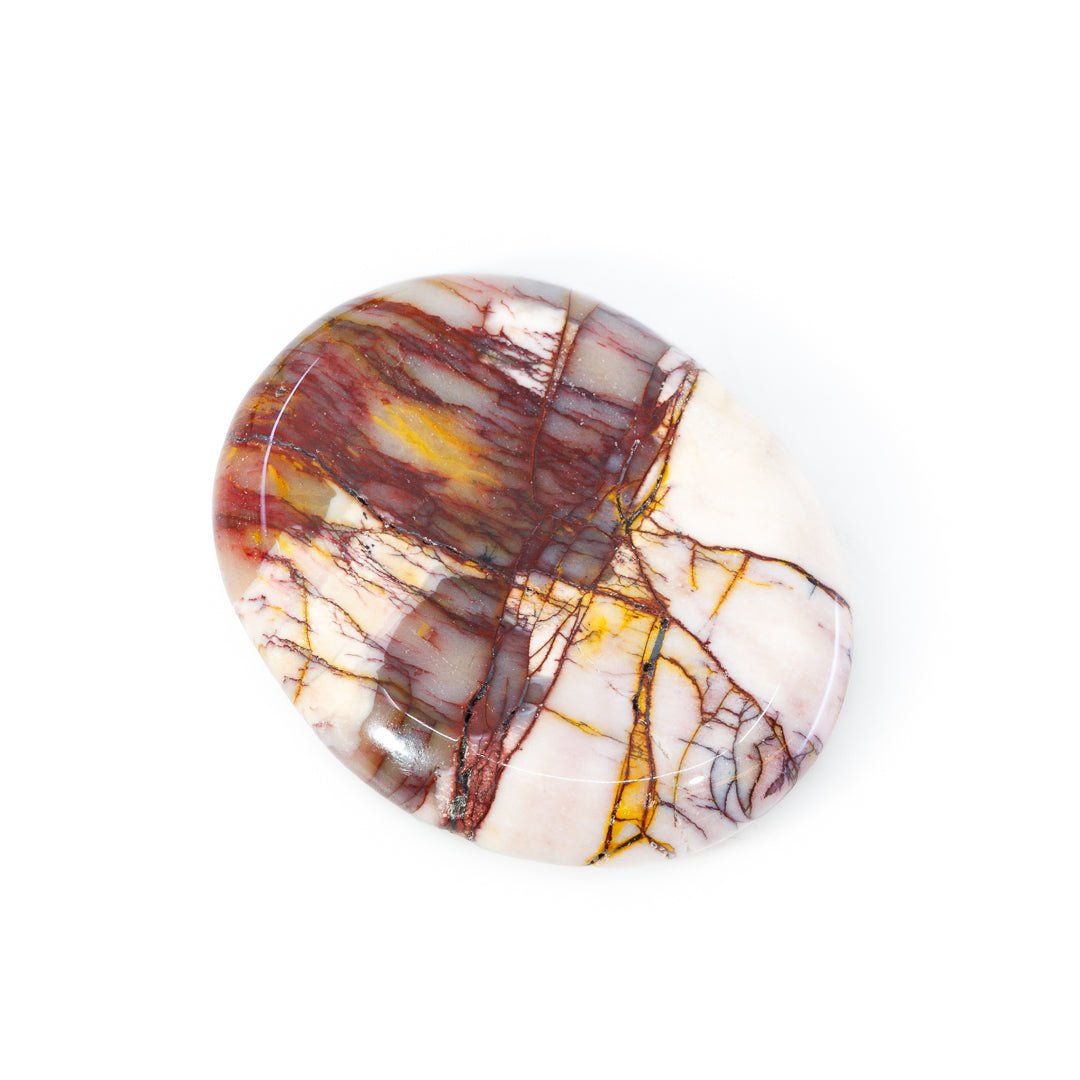 Mookaite Jasper Polished Worry Stone - KKH-147 - Crystalarium