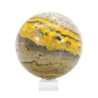 Orpiment "Bumblebee" Jasper 5.09 Inch 6.39lb Polished Crystal Sphere - Java - AAL-057 - Crystalarium