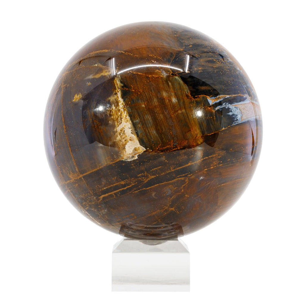 Pietersite 4 inch 3.4 lb Polished Crystal Sphere - South Africa - CCL-031 - Crystalarium