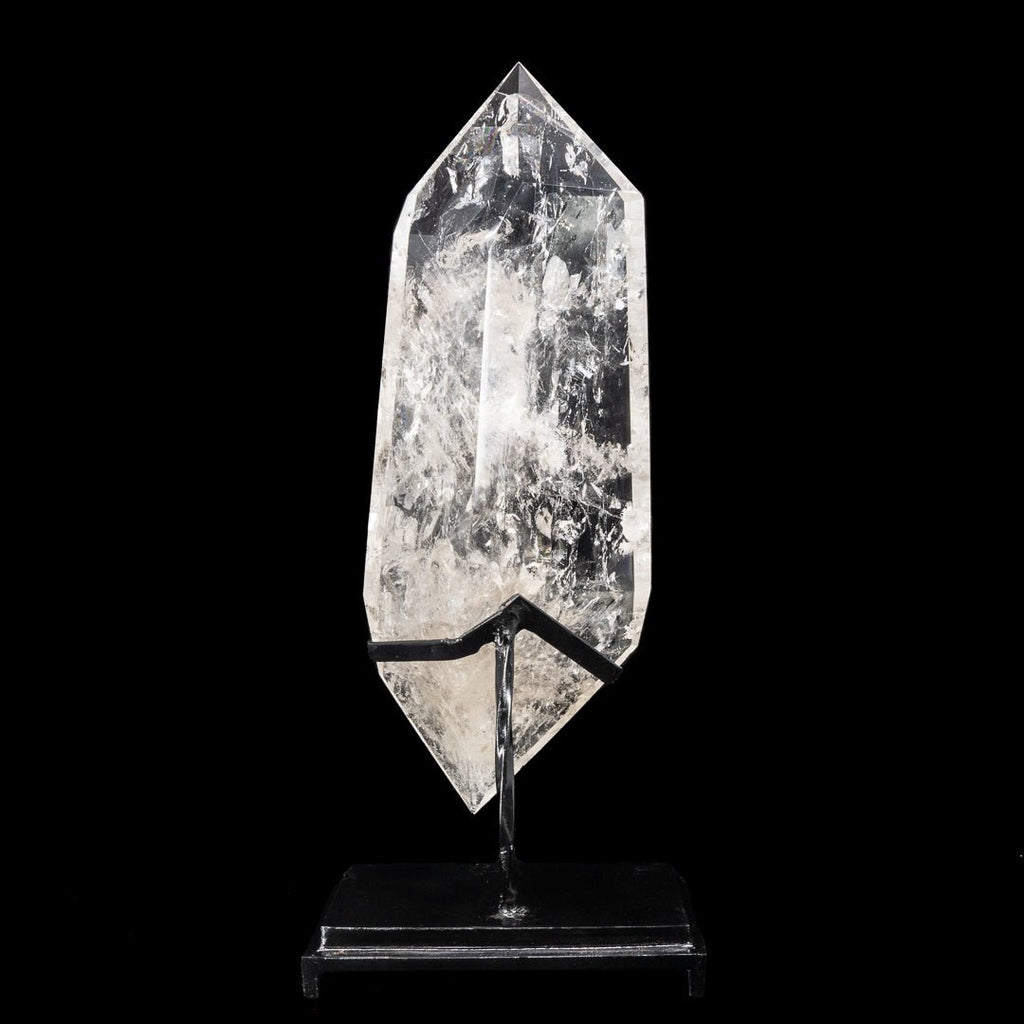 Light Smoky Quartz 18.75 Inch 10.8lb Polished Crystal on Stand - Brazil - LLH-006 - Crystalarium