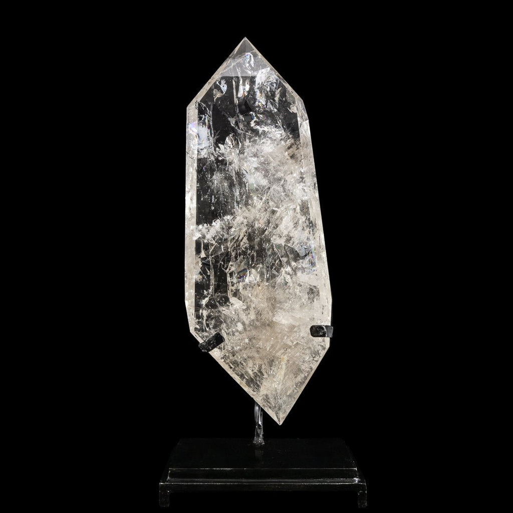 Light Smoky Quartz 18.75 Inch 10.8lb Polished Crystal on Stand - Brazil - LLH-006 - Crystalarium