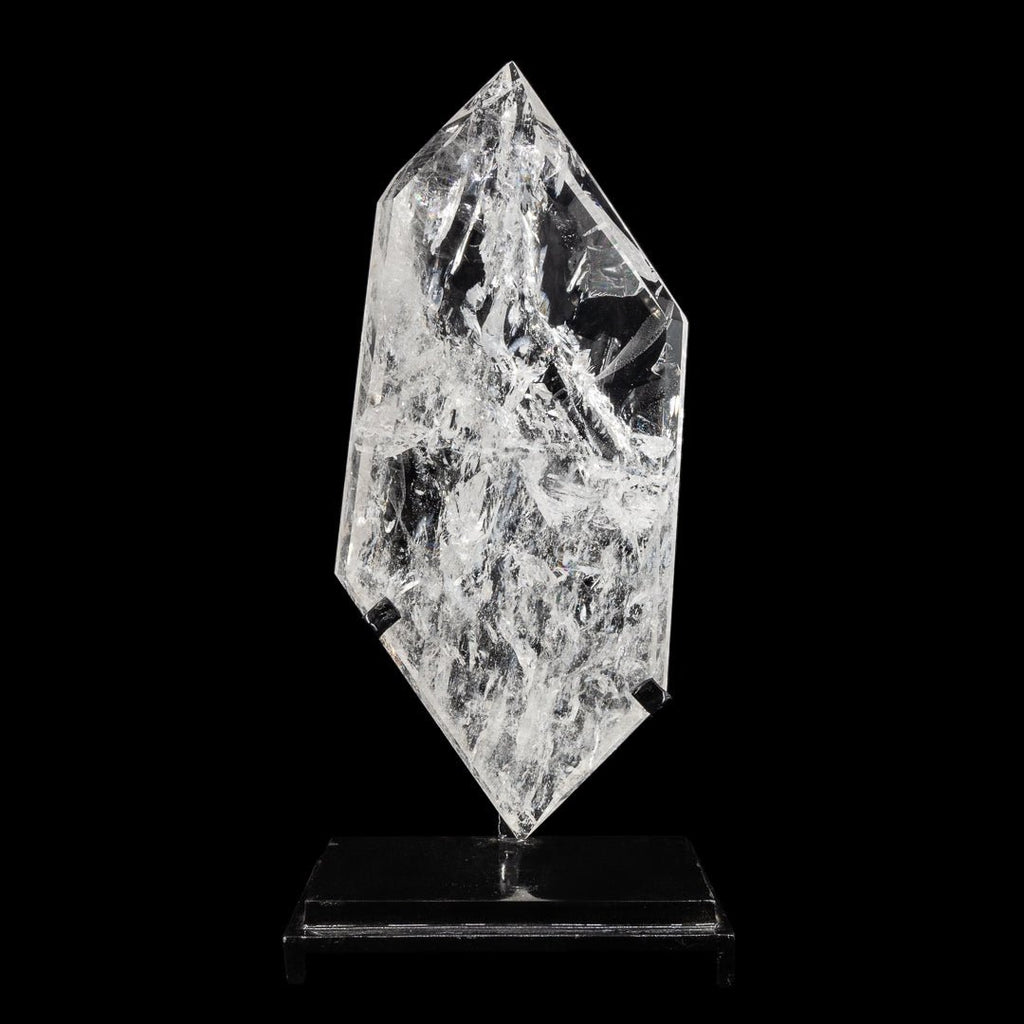 Quartz 16.5 Inch 8.38lb Polished Crystal on Stand - Brazil - LLH-007 - Crystalarium