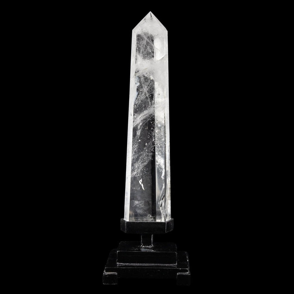 Quartz 15.3 Inch 2.38lb Polished Crystal on Stand - Brazil - JJH-334 - Crystalarium