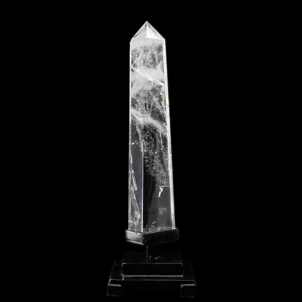 Quartz 15.3 Inch 2.38lb Polished Crystal on Stand - Brazil - JJH-334 - Crystalarium