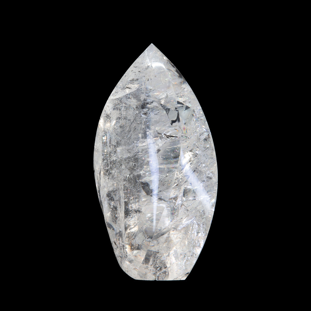 Quartz 7.3 inch 5 lb Polished Flame Crystal - Brazil - JJH-333 - Crystalarium