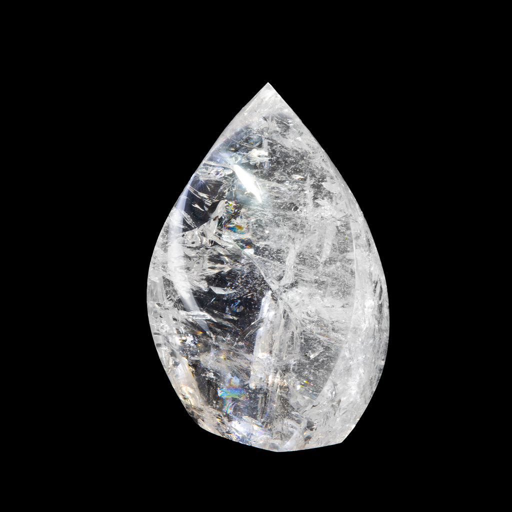 Quartz 7.3 inch 5 lb Polished Flame Crystal - Brazil - JJH-333 - Crystalarium