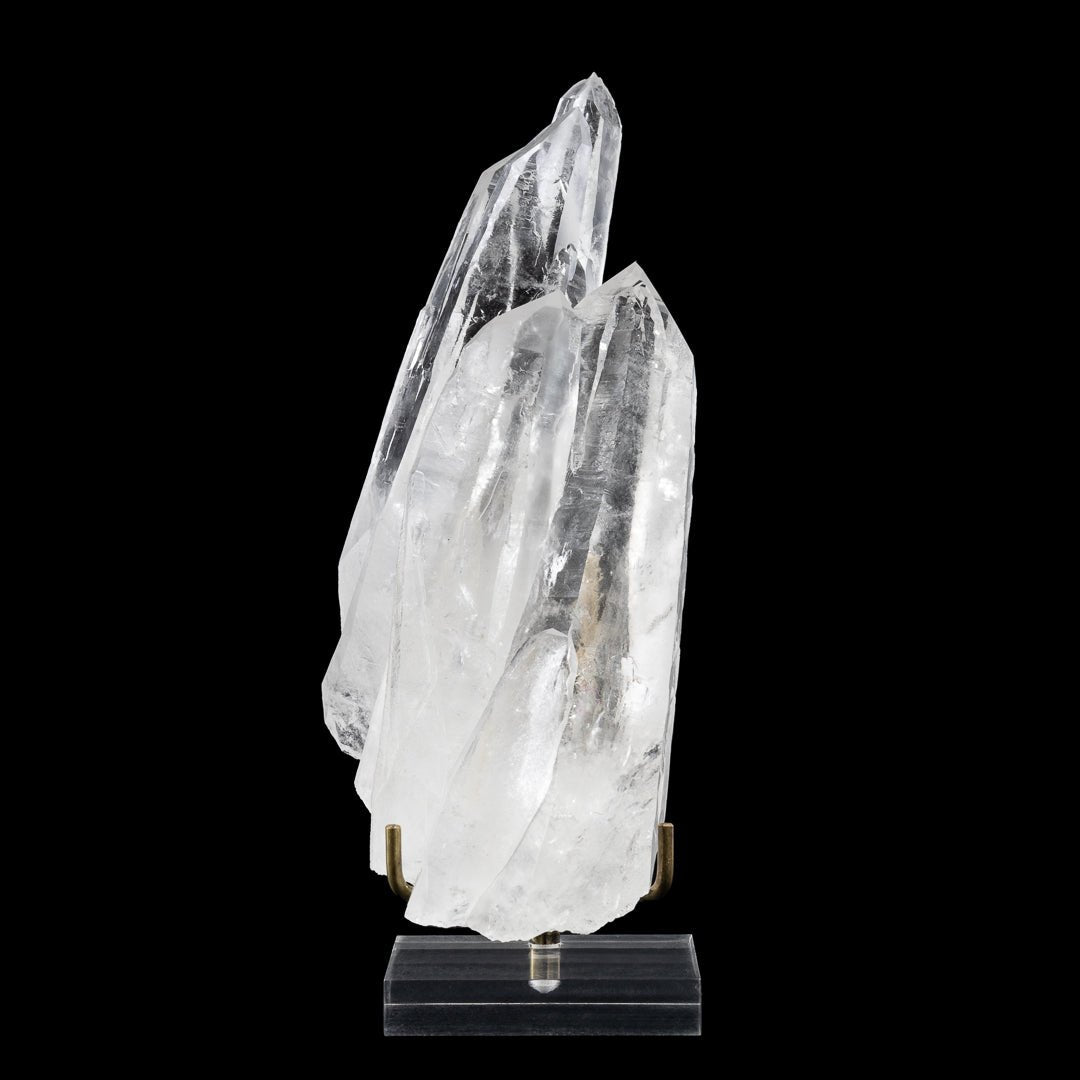 Quartz 8 Inch 1.8 lb Natural Laser Diamantina Crystal Cluster - Brazil - KKX-021 - Crystalarium