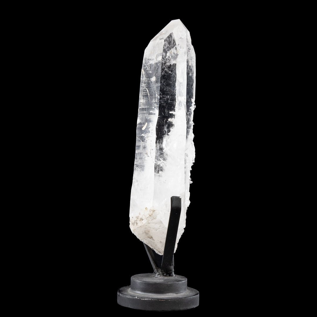 Quartz on Stand 10.25 Inch 2.25lb Natural Laser Manifestation Crystal - Brazil - KKX-005 - Crystalarium