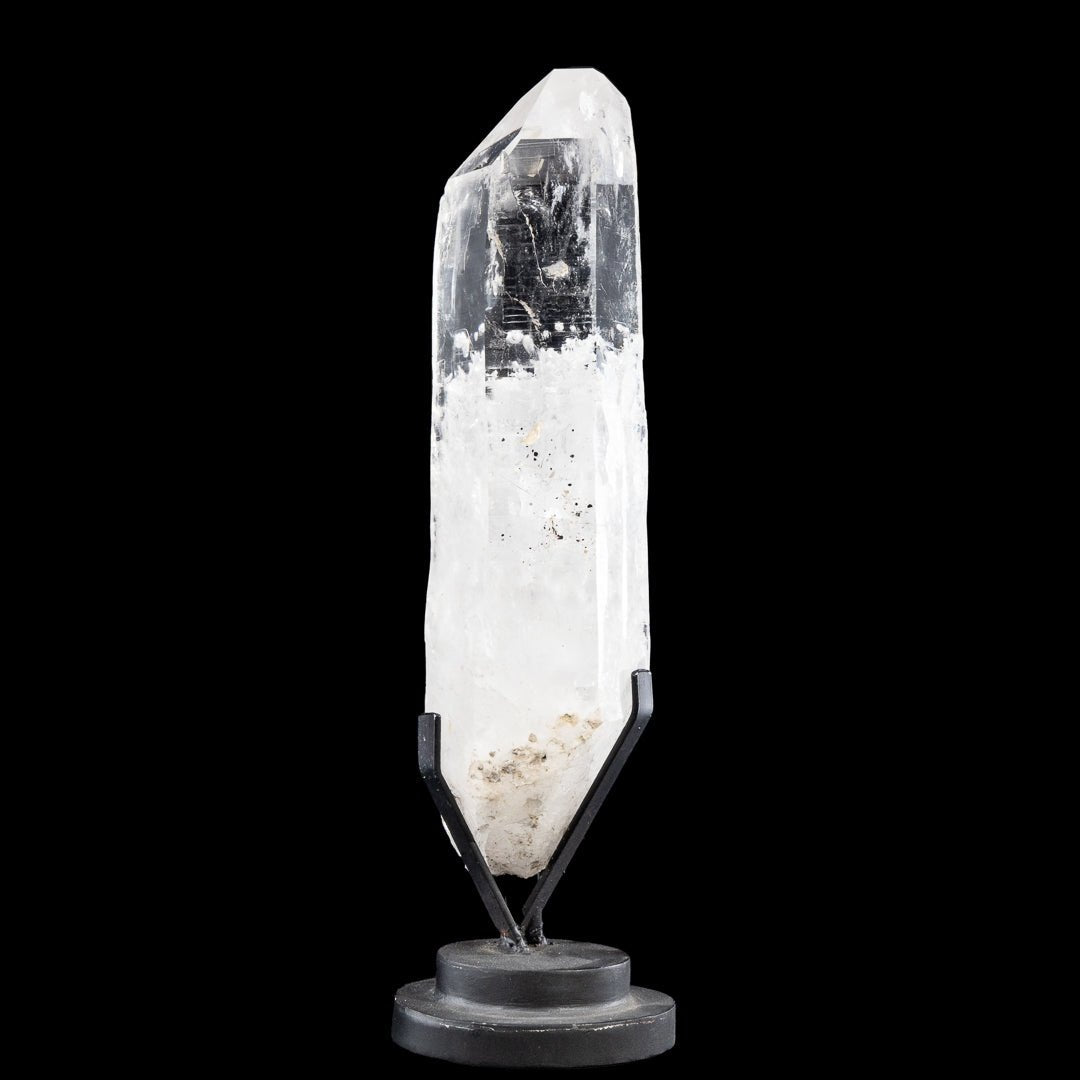 Quartz on Stand 10.25 Inch 2.25lb Natural Laser Manifestation Crystal - Brazil - KKX-005 - Crystalarium