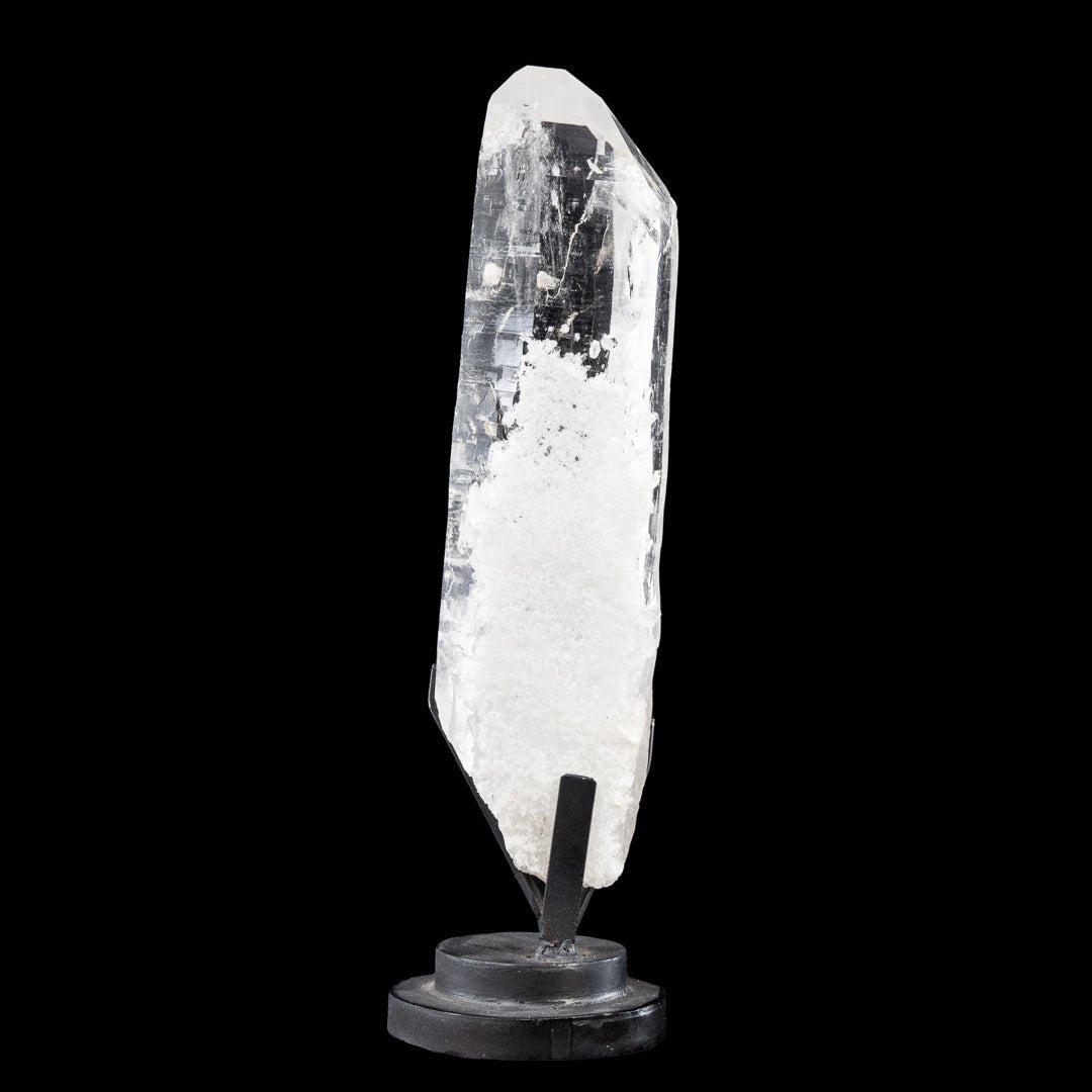 Quartz on Stand 10.25 Inch 2.25lb Natural Laser Manifestation Crystal - Brazil - KKX-005 - Crystalarium