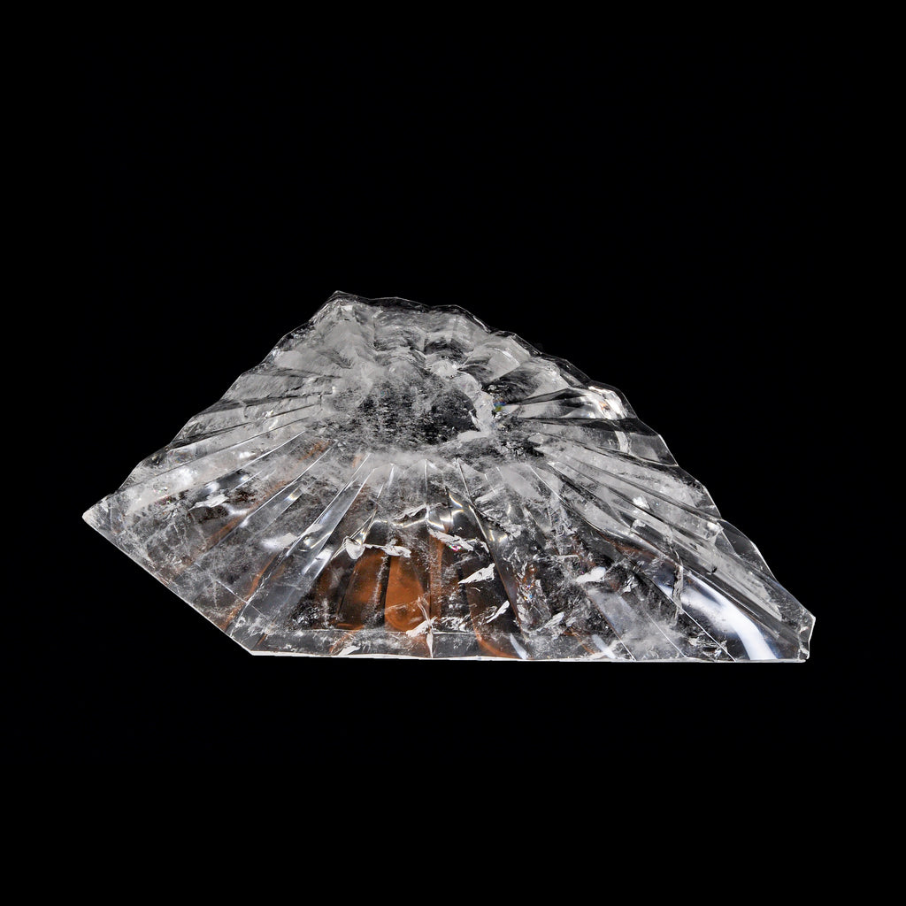 Radiating Quartz 15.5 inch Carved Crystal Bowl - Brazil - GGR-030 - Crystalarium