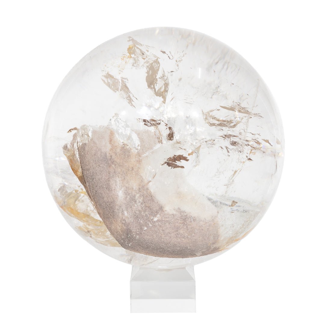 Phantom Quartz 5.33 Inch 7.6lb Polished Crystal Sphere - LLL-012 - Crystalarium