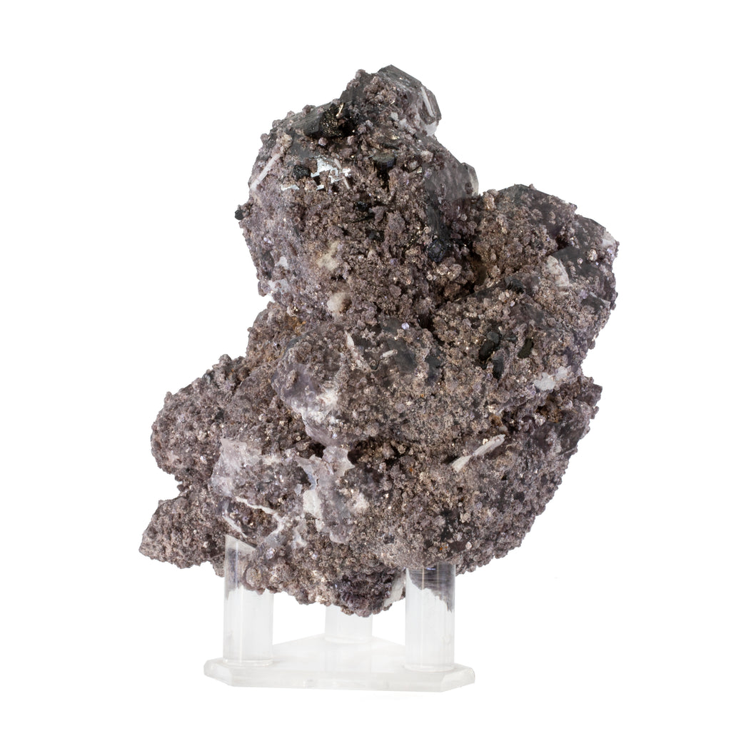 Quartz with Albite and Lepidolite 6.5 lbs 7 inch Natural Crystal Specimen - DDX-388 - Crystalarium