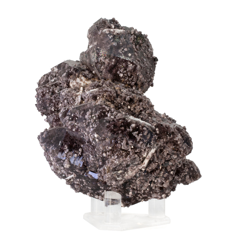 Quartz with Albite and Lepidolite 6.5 lbs 7 inch Natural Crystal Specimen - DDX-388 - Crystalarium