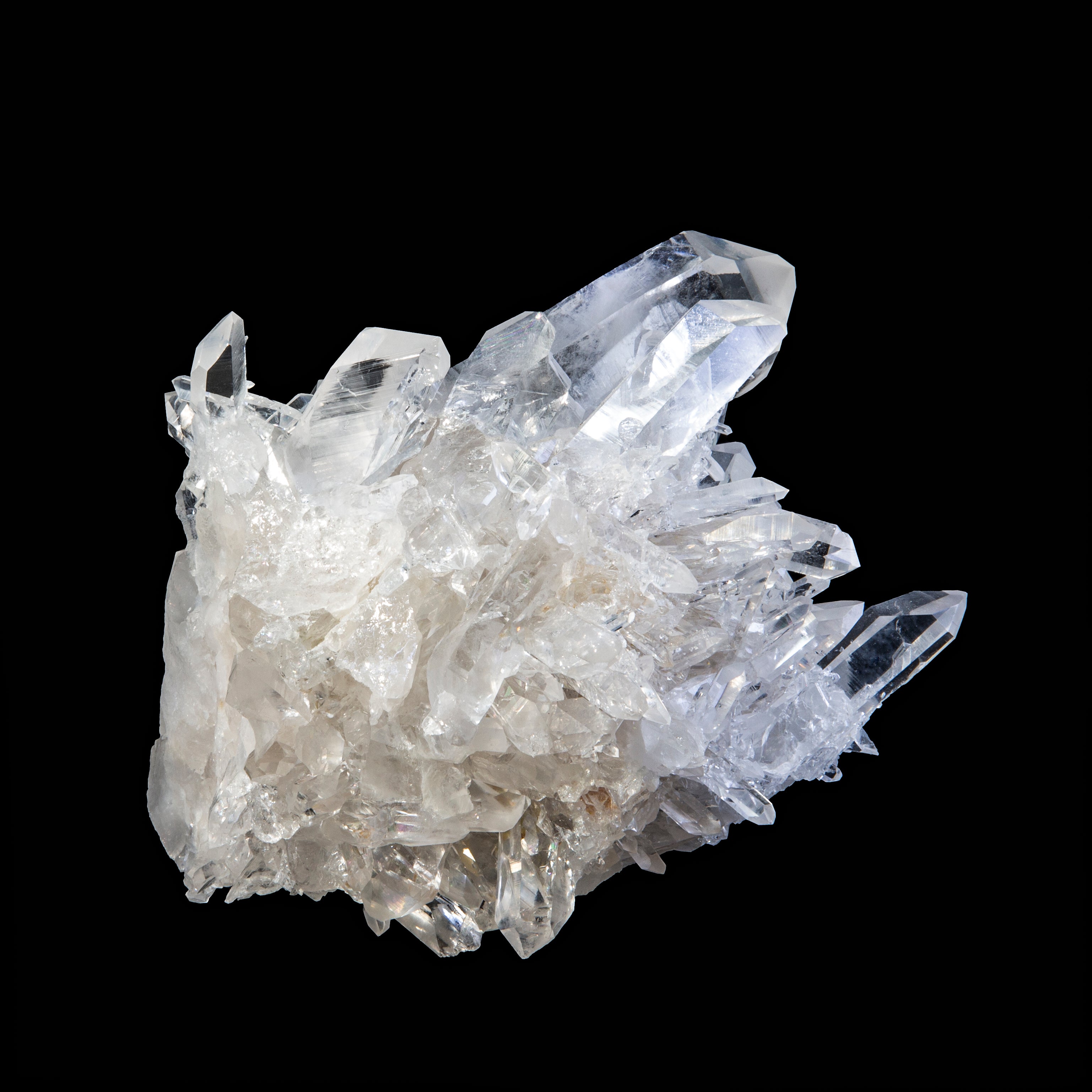 Clear Quartz 4.5 inch 2.9 lb Natural Crystal Cluster - Arkansas, USA - JJX-249 - Crystalarium