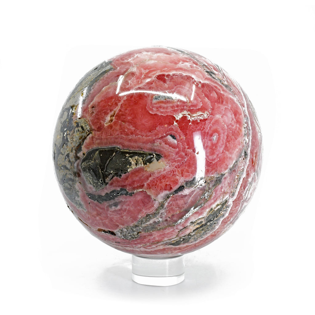 Rhodochrosite Large Crystal Sphere-Argentina - UL-316 - Crystalarium