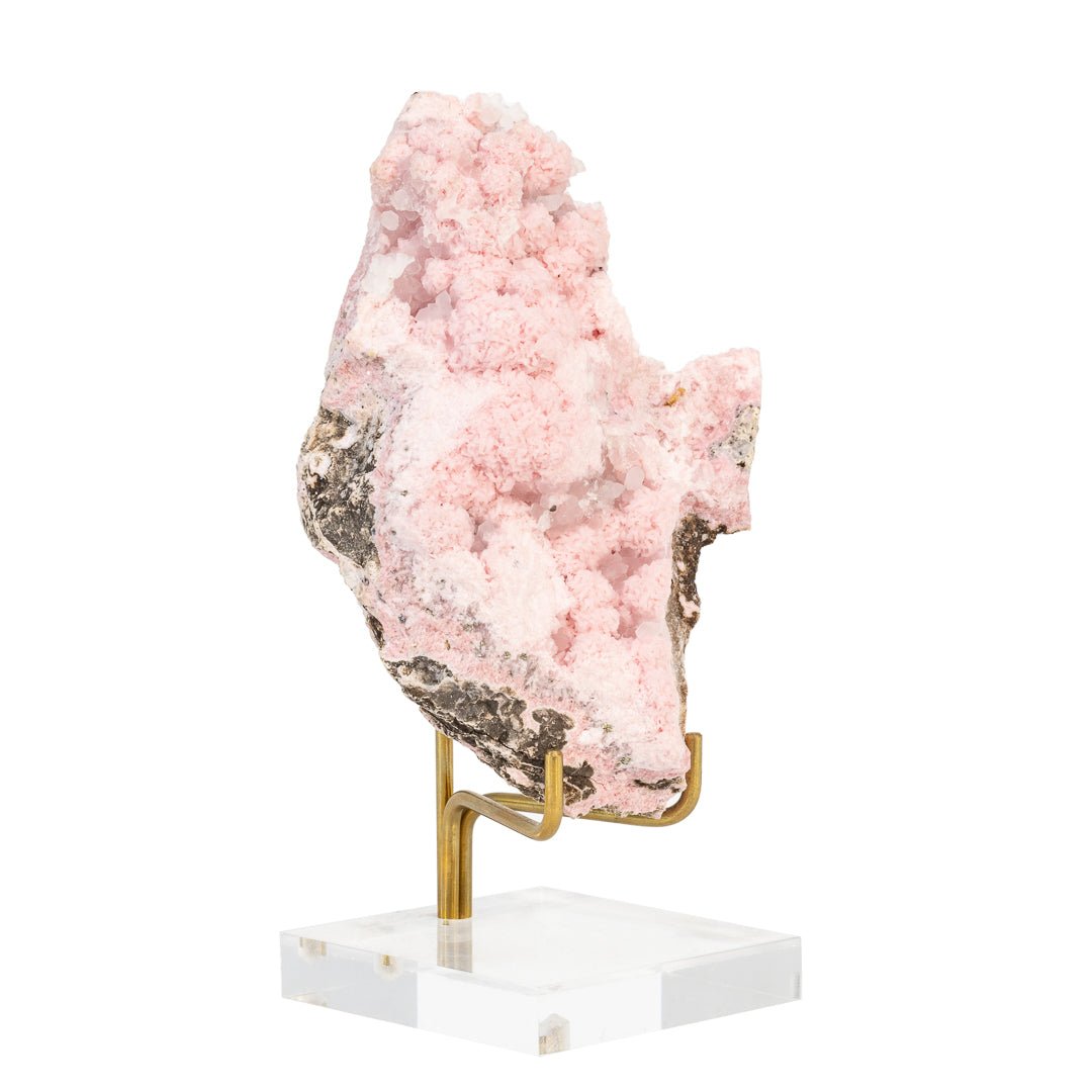 Rhodochrosite 5.2 Inch 1.2lb Natural Botryoidal Crystal - Peru - JJX-512 - Crystalarium