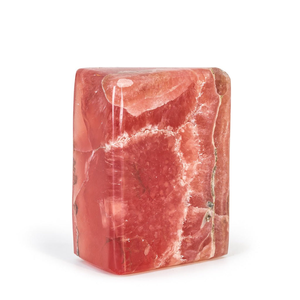 Gem Rhodochrosite 2.16 Inch 110.3 Gram Polished Free Form Crystal - Argentina - JJH-050 - Crystalarium