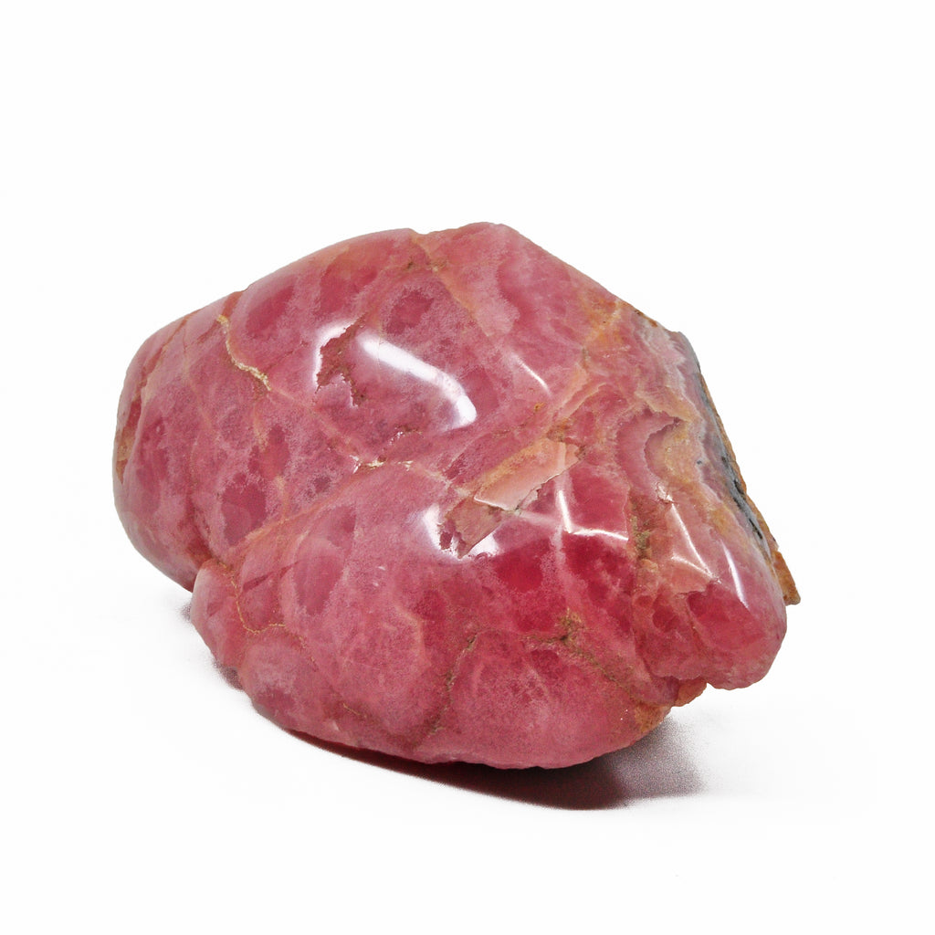 Rhodochrosite 4.37 inch 0.88 lbs Partial Polished Free Form Natural Crystal - Argentina - FFH-364B - Crystalarium
