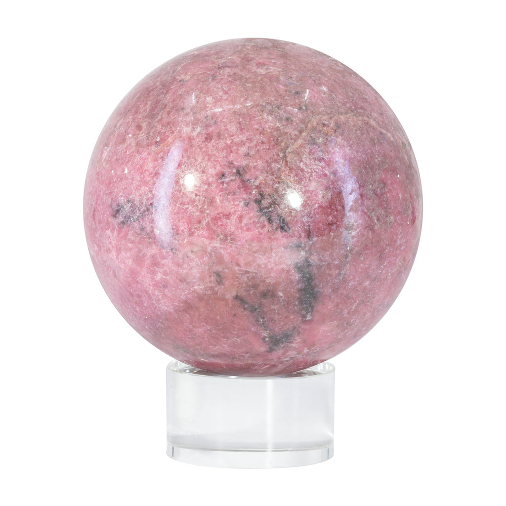 Rhodonite 3 inch Polished Crystal Sphere - Australia - UL-378B - Crystalarium