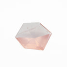 Rose Quartz 29.57 mm 26.5 carats Geometric Faceted Gemstone - PV-073 - Crystalarium