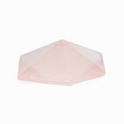 Rose Quartz 29.57 mm 26.5 carats Geometric Faceted Gemstone - PV-073 - Crystalarium