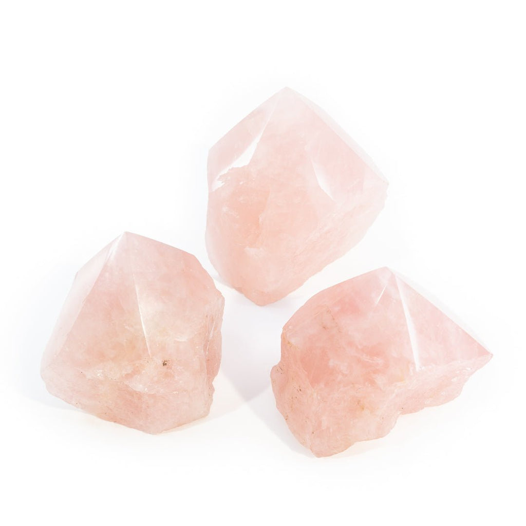 Rose Quartz Small Partial Polished Point - KKH-346 - Crystalarium