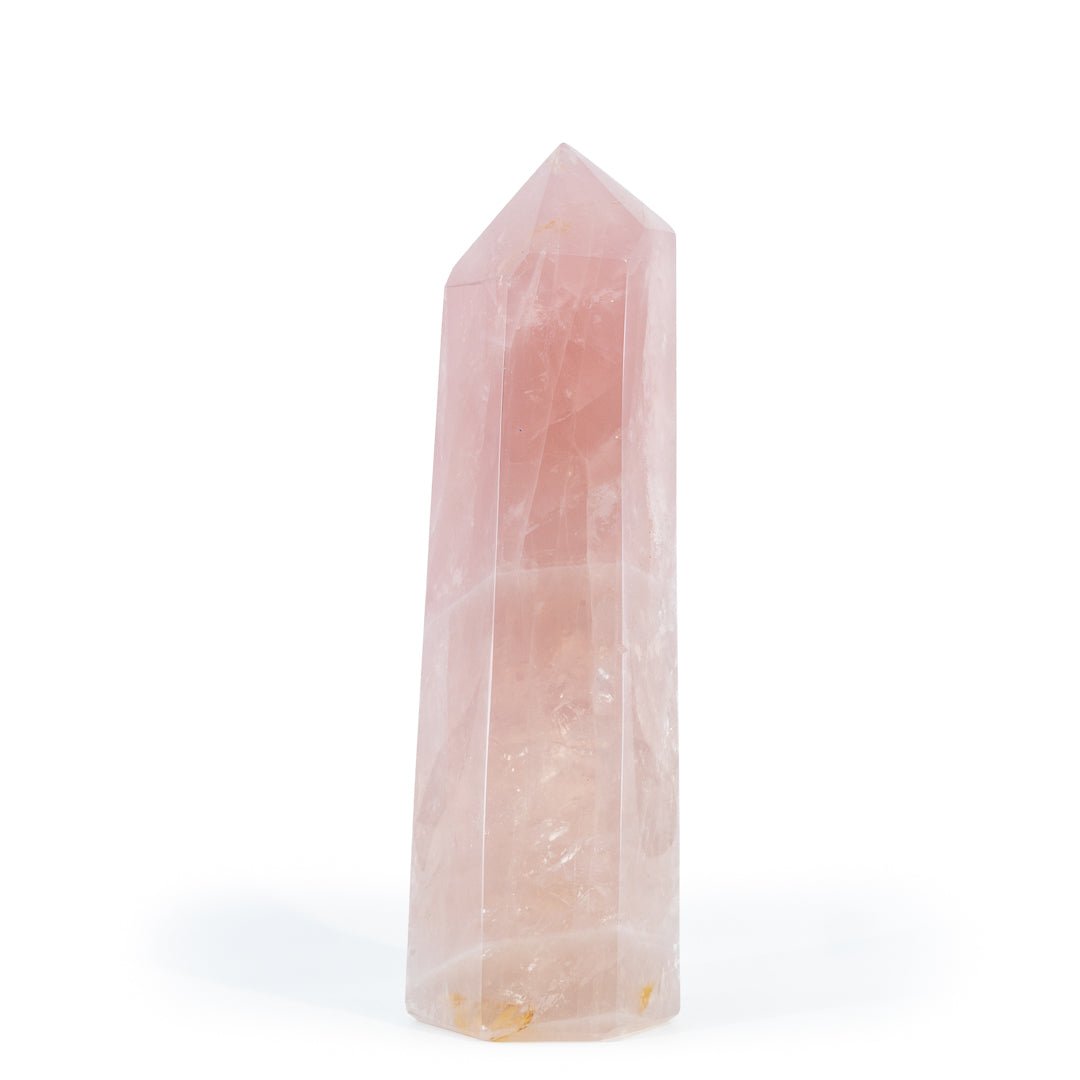 Rose Quartz 8.6 Inch 3.09lb Polished Crystal Tower - Madagascar - HHH-171 - Crystalarium