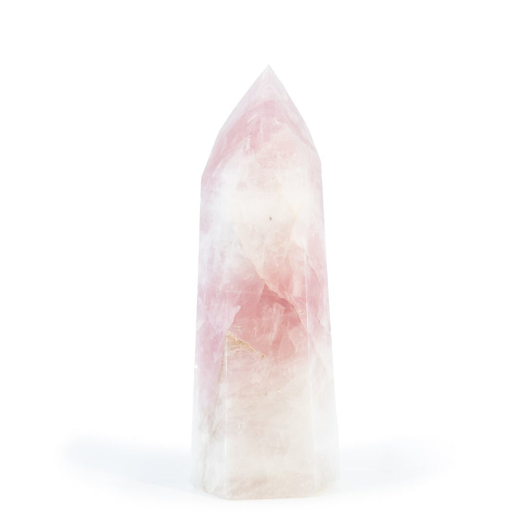 Rose Quartz 12.5 Inch 9.7lb Polished Crystal Tower - Brazil - KKH-047 - Crystalarium