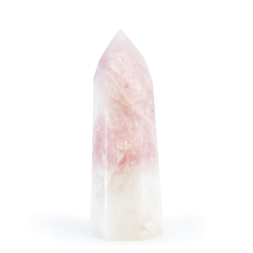 Rose Quartz 12.5 Inch 9.7lb Polished Crystal Tower - Brazil - KKH-047 - Crystalarium