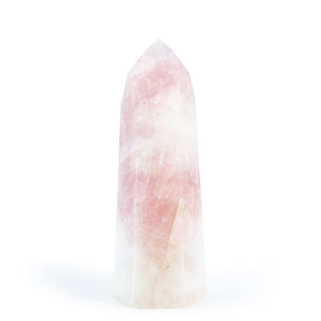 Rose Quartz 12.5 Inch 9.7lb Polished Crystal Tower - Brazil - KKH-047 - Crystalarium