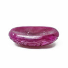 Ruby 26.76ct Floral Carved Gemstone - BBF-022 - Crystalarium