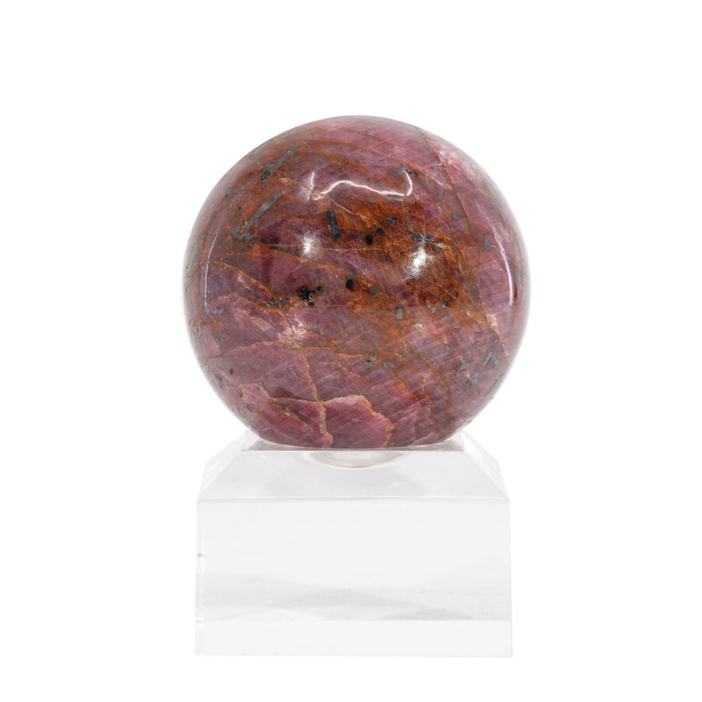 Ruby 1.67 inch 159.7 Gram Polished Crystal Sphere - India - FFL-162 - Crystalarium