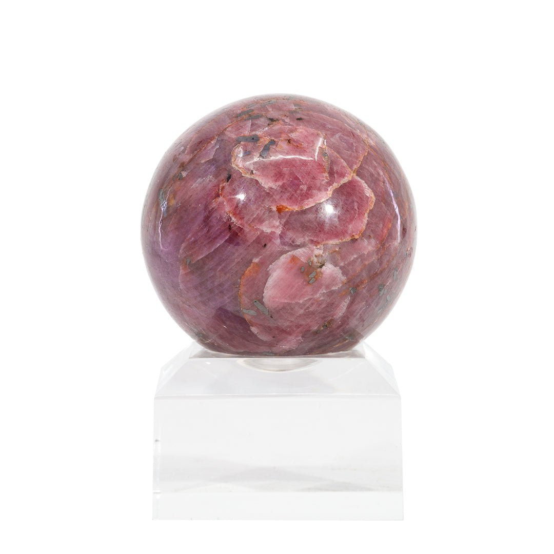 Ruby 1.67 inch 159.7 Gram Polished Crystal Sphere - India - FFL-162 - Crystalarium