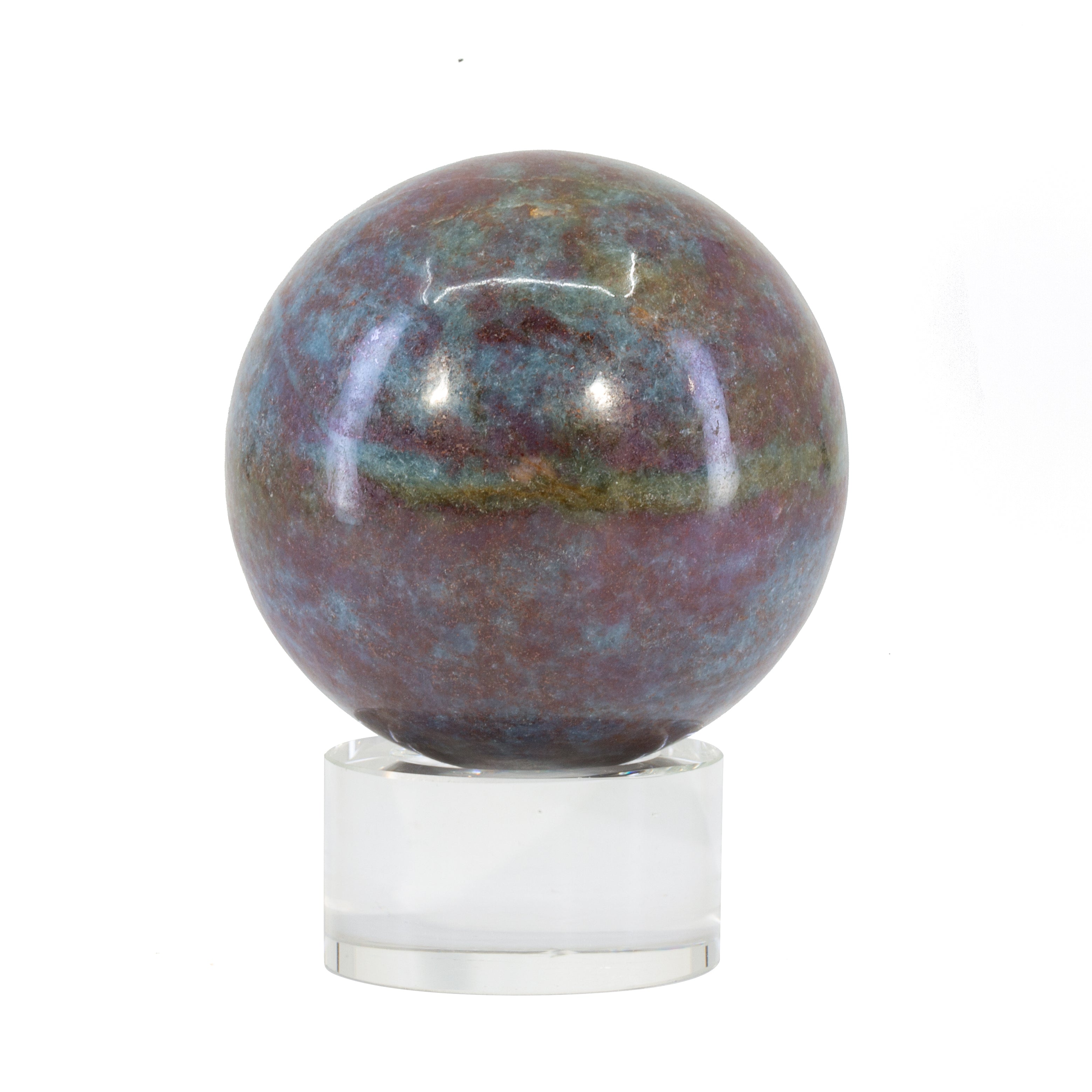Ruby Kyanite 2.3 inch Polished Crystal Sphere - India - CCL-124 - Crystalarium