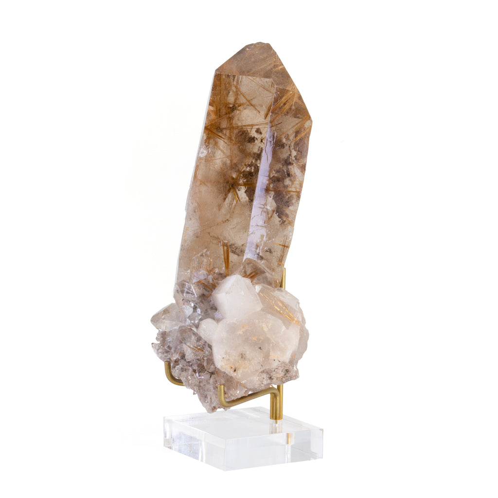 Smoky Rutilated Quartz .75lb Natural Crystal - Brazil - DDX-414 - Crystalarium