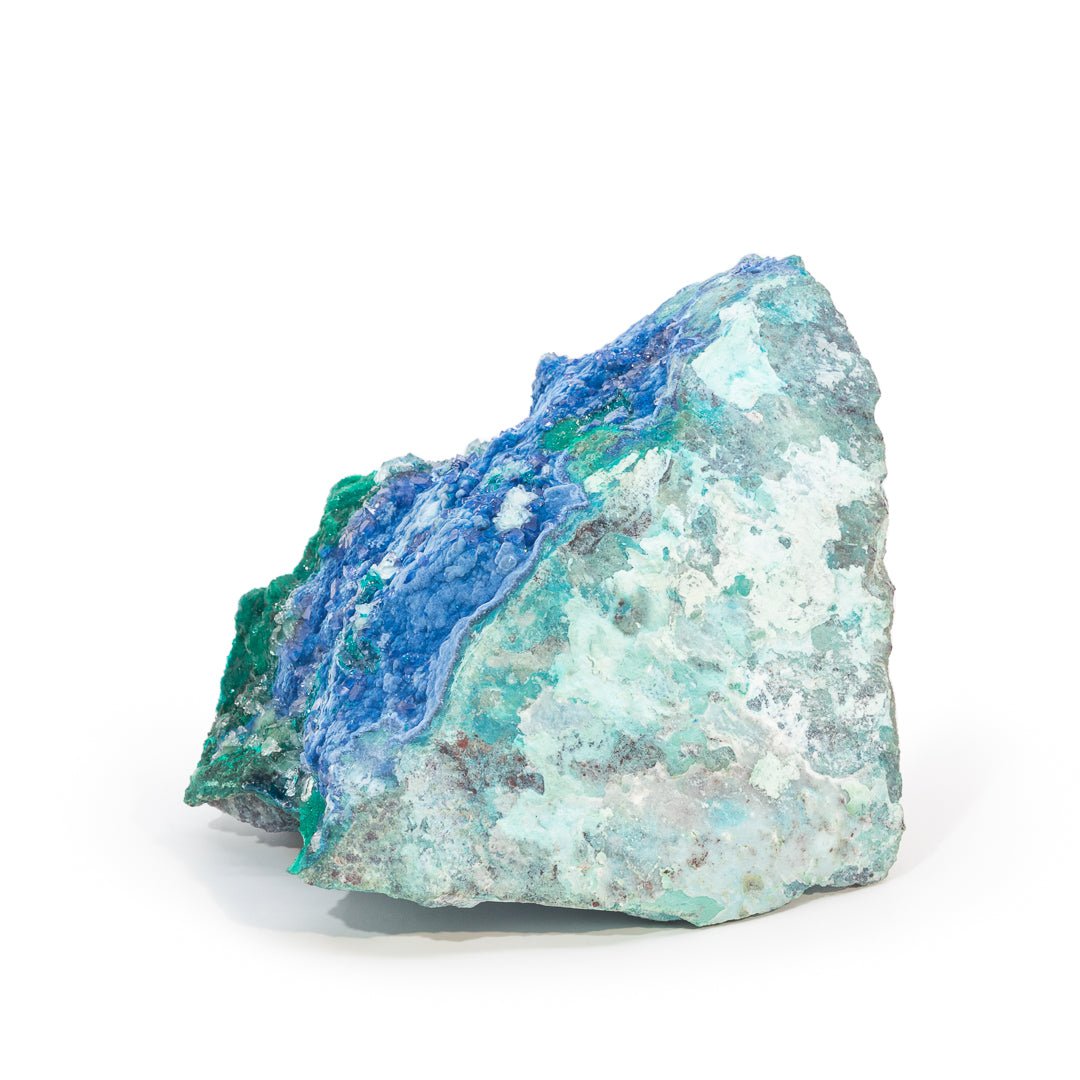 Shattuckite and Dioptase 4.3 Inch 1.01lb Natural Crystal Specimen - Sonora, Mexico - LLX-044 - Crystalarium