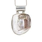 Manifestation Quartz with Chlorite 63.73 Carat Handcrafted Sterling Silver Pendant - FFO-120 - Crystalarium